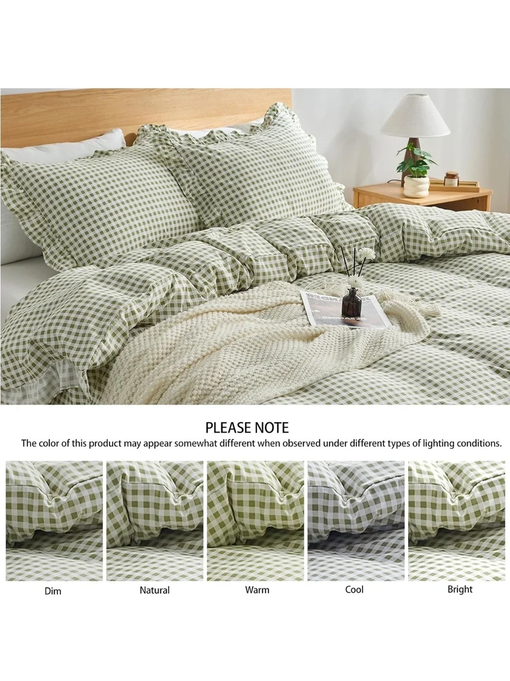 Kisswish gingham duvet